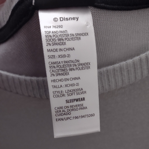 Disney Tim Burton's The Nightmare Before Christmas pajama set. Size XS UNISEX - Picture 3 of 7